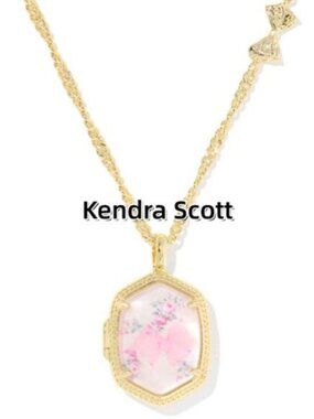 Kendra Scott x LoveShackFancy Daphne Gold Locket Necklace
